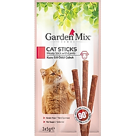 Gardenmix Kuzu Etli Kedi Stick Ödül 3*5g