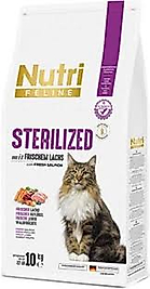 NUTRİ SOMONLU KISIR KEDİ MAMASI 10KG