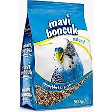 MAVİ BONCUK MUHABBET KUŞ YEMİ 500GR
