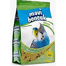 MAVİ BONCUK KABUKSUZ MUHABBET KUŞ YEMİ 500GR